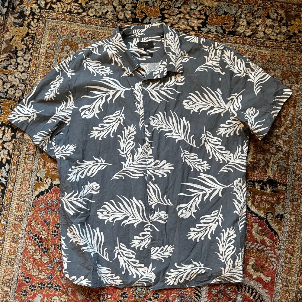 Vince Hawaiian Button Up
